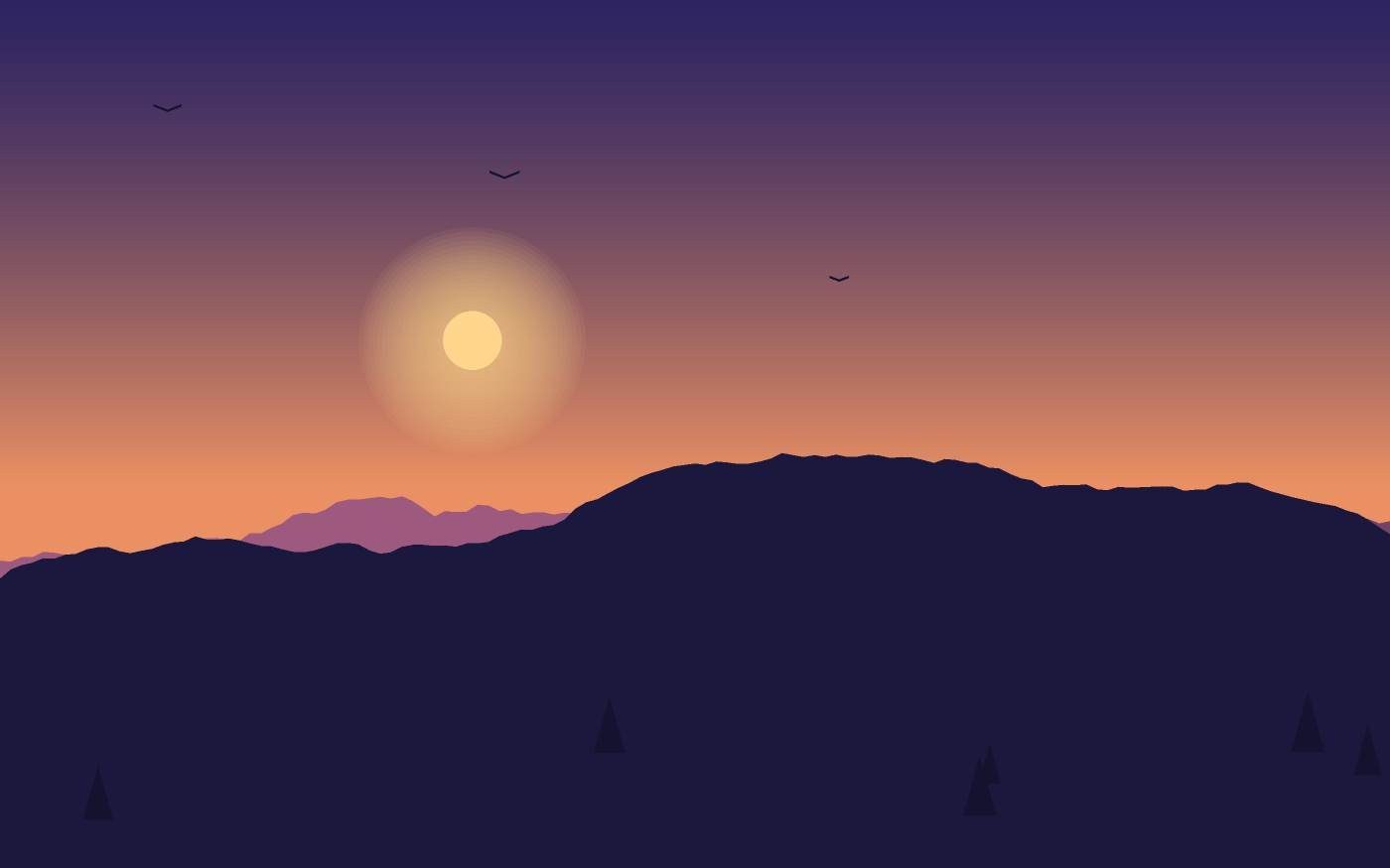 Landschaftsillustration