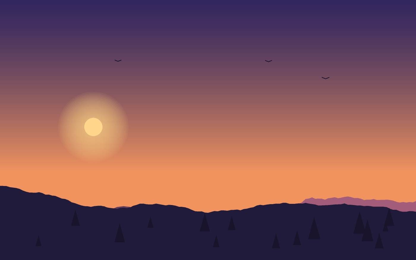 Landschaftsillustration