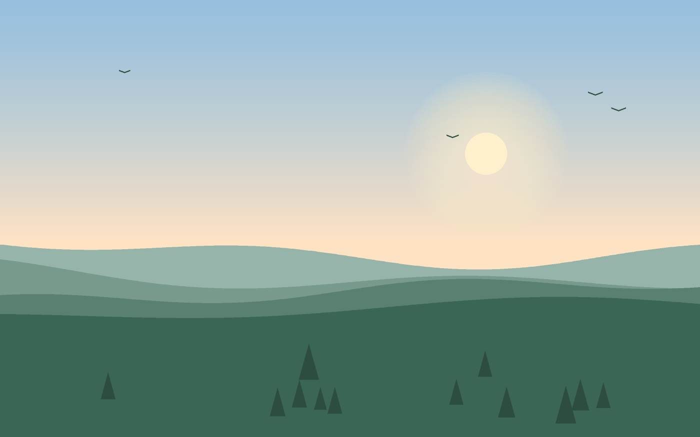 Landschaftsillustration