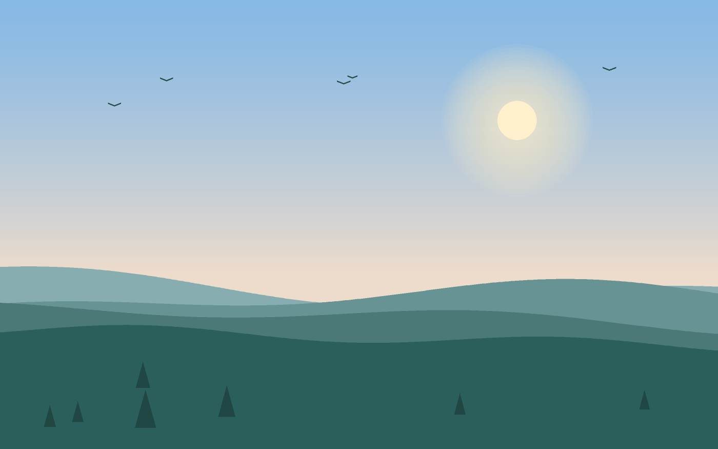 Landschapsillustratie