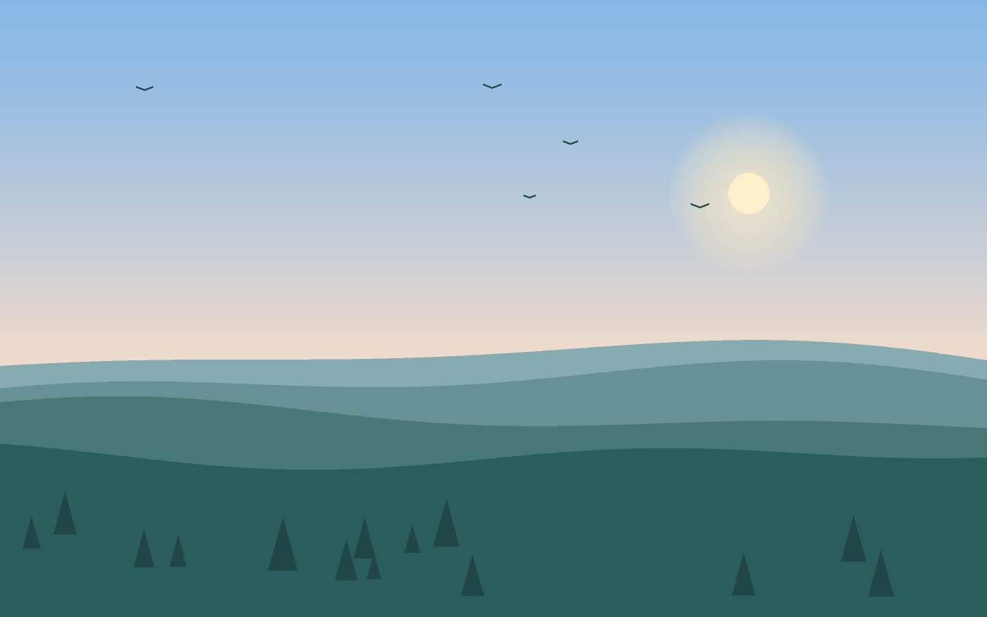 Landschapsillustratie