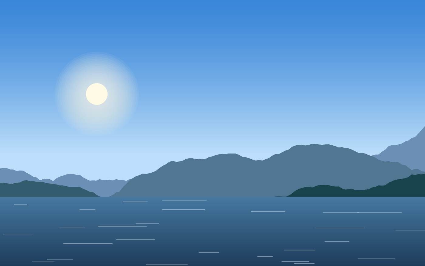 Landschaftsillustration