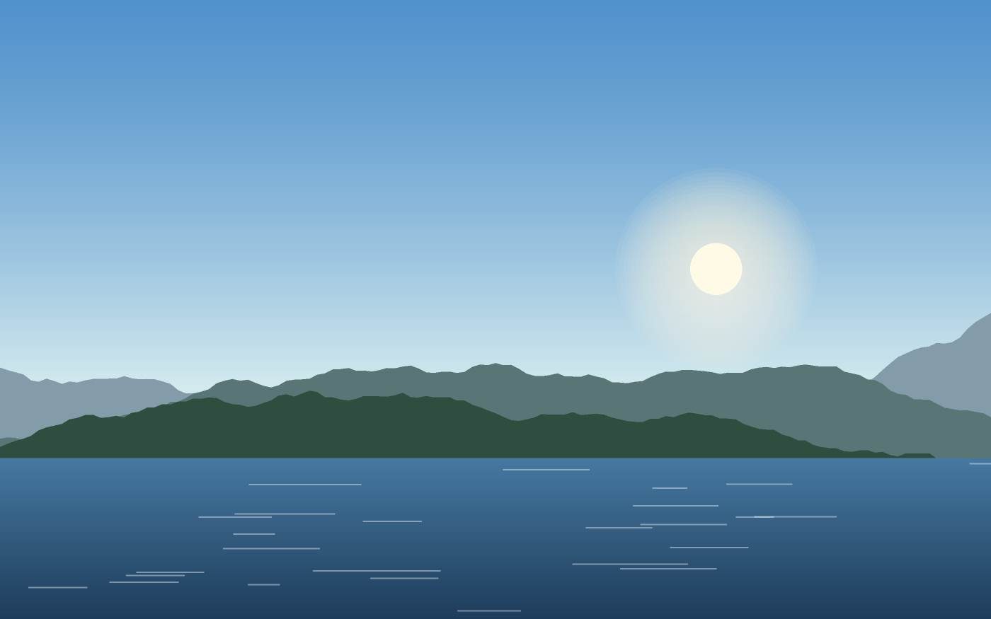 Landschaftsillustration