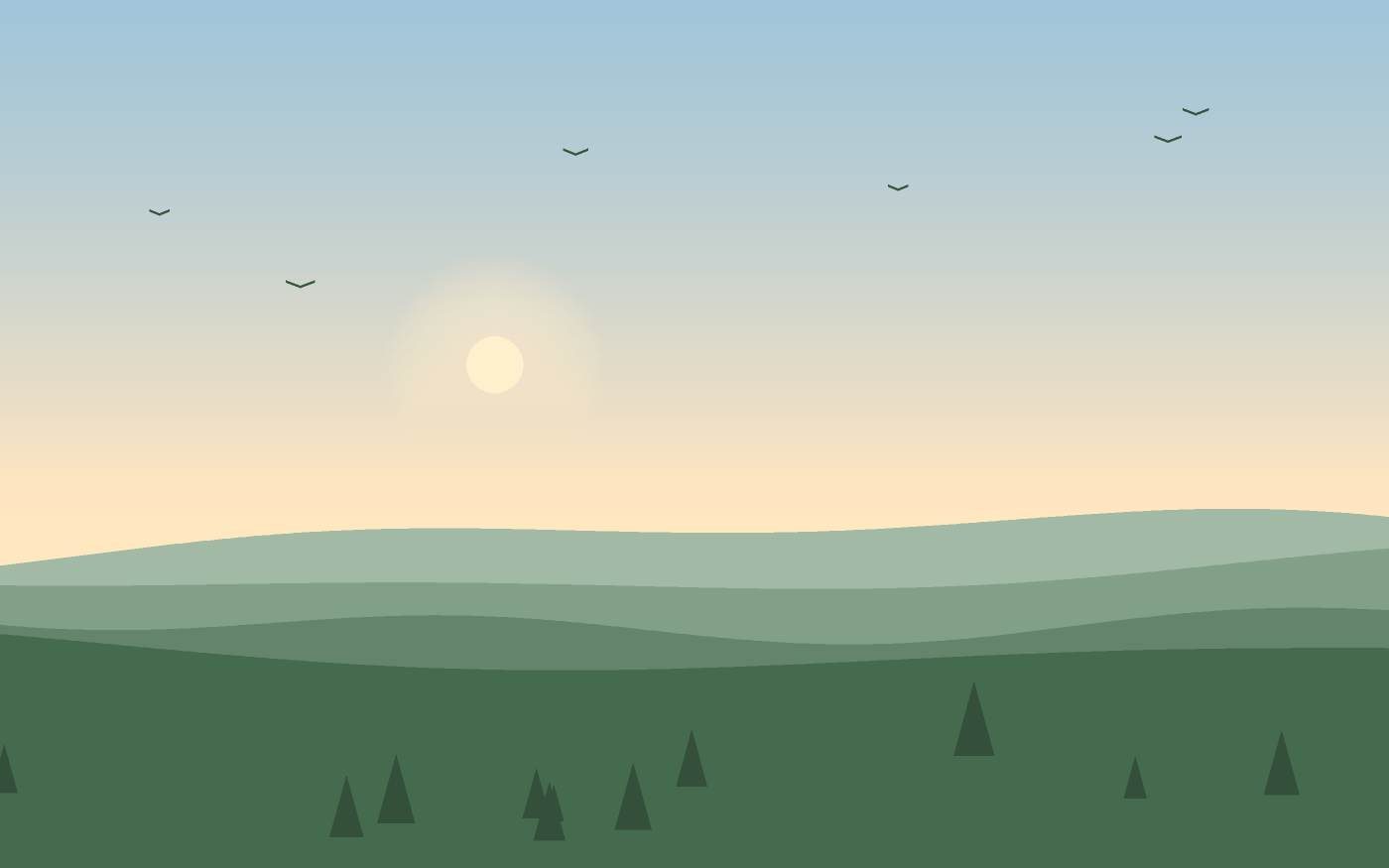 Ilustrace krajiny