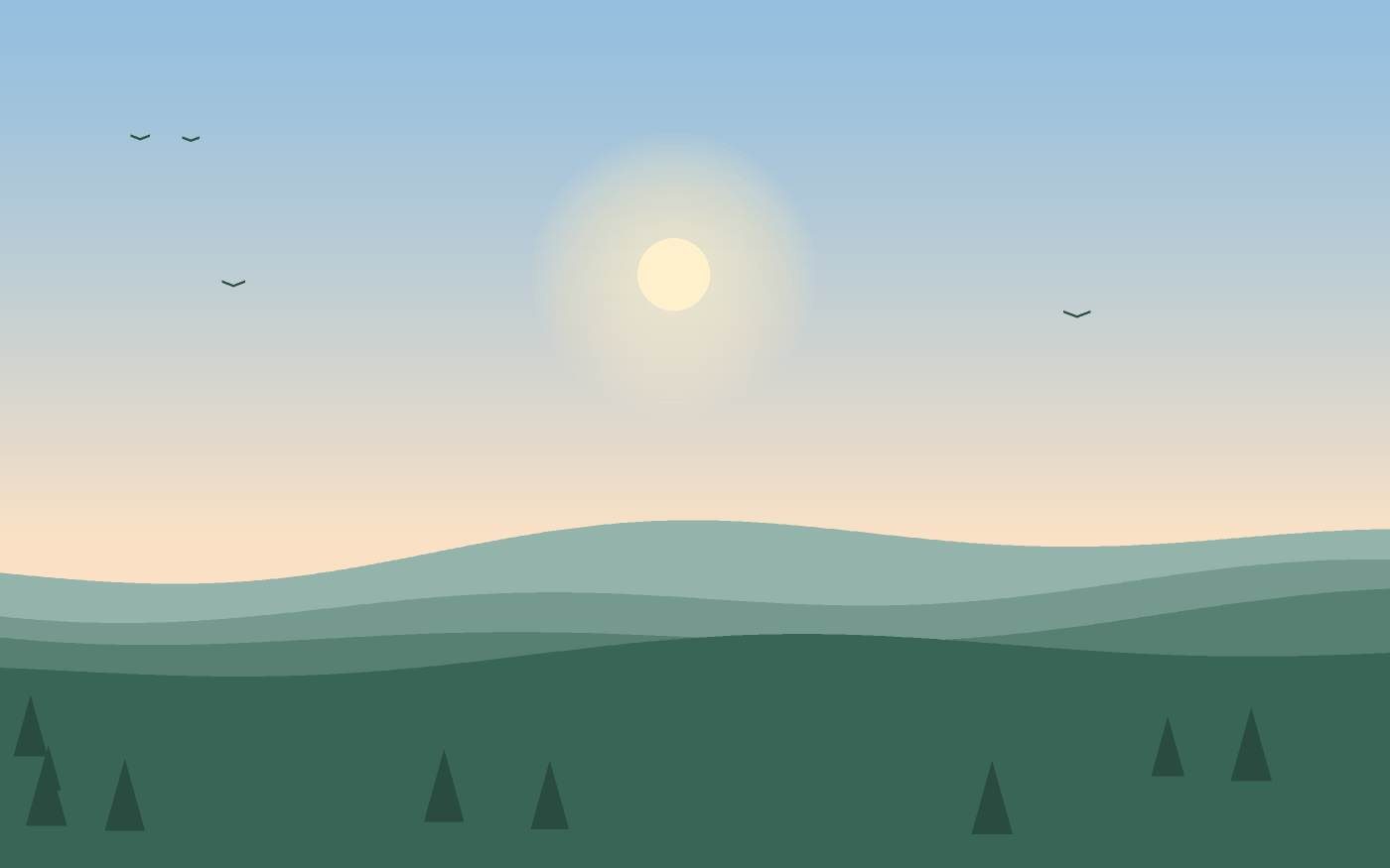 Landschaftsillustration