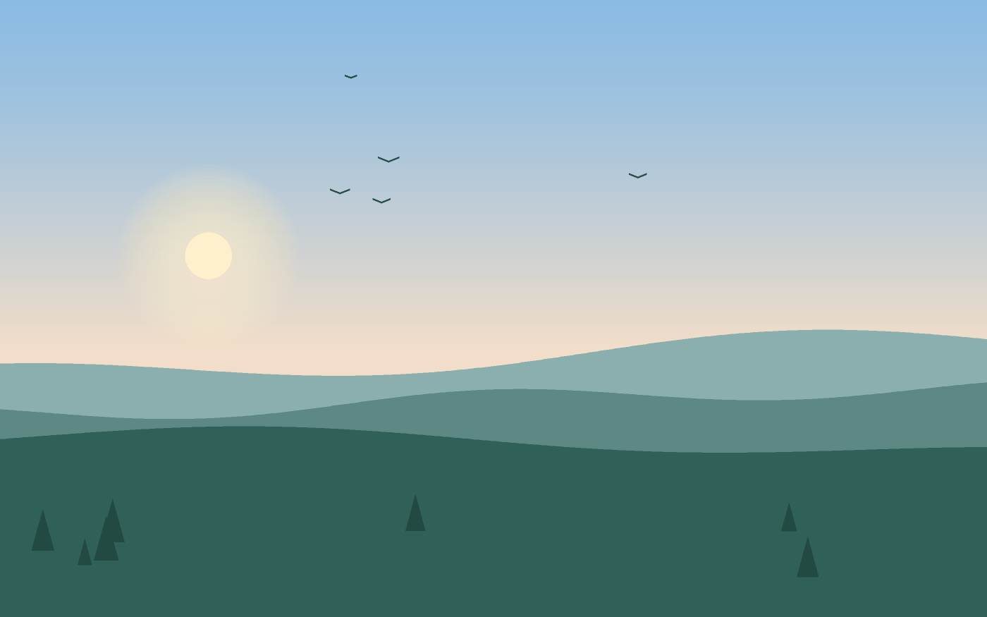 Landschapsillustratie