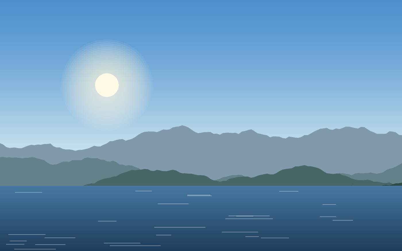Landschapsillustratie