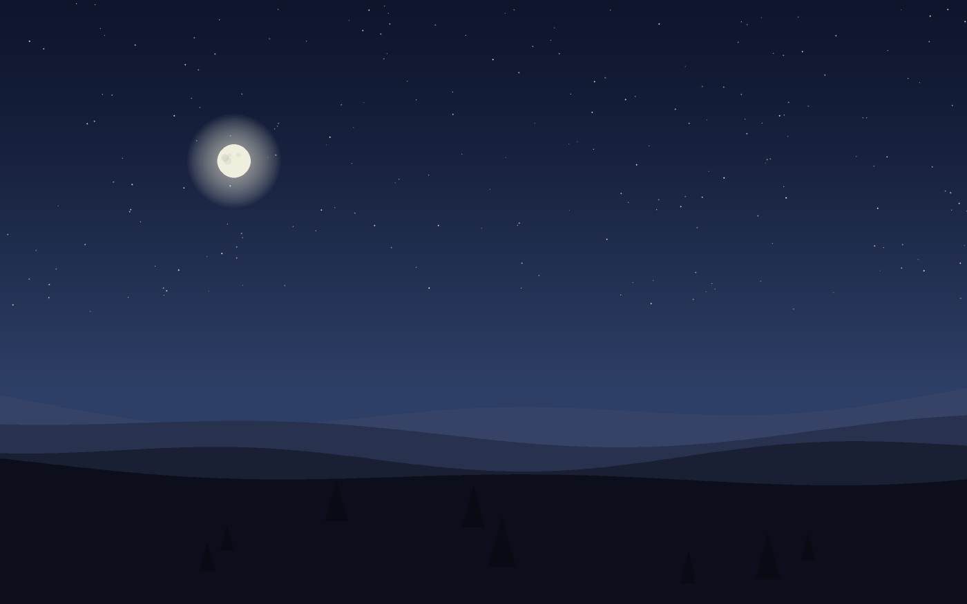 Ilustração de uma paisagem