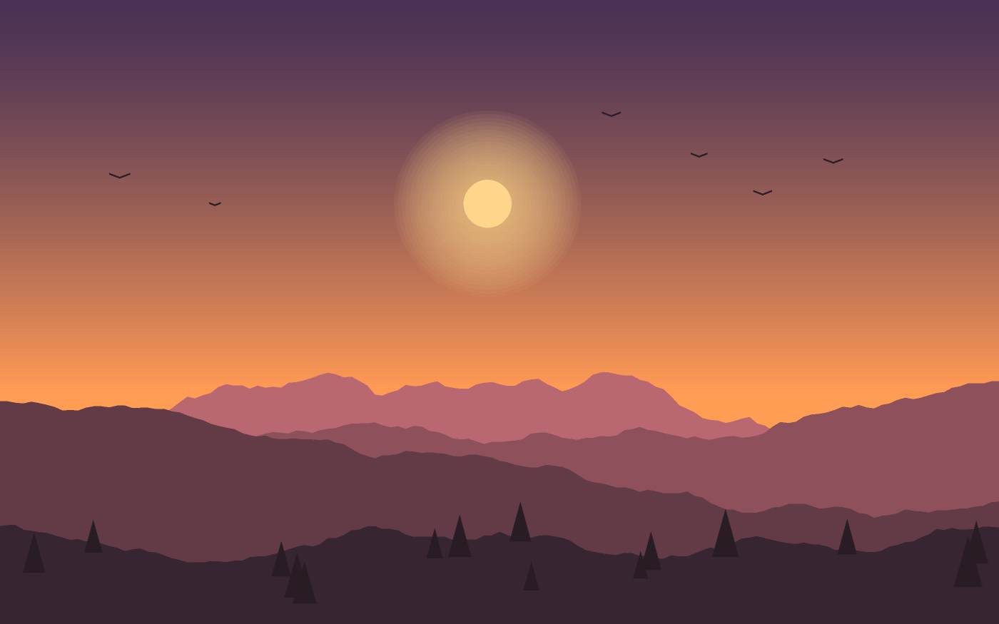 Landskapsillustration